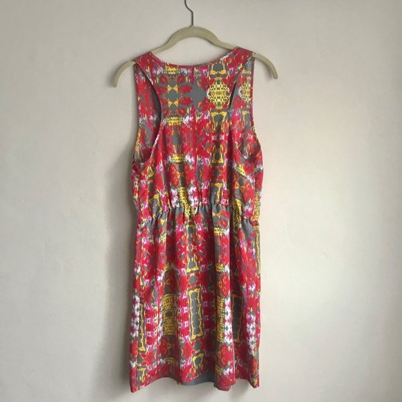 Petticoat Alley / Gray and Red Pattern Dress - Picture 6 of 8